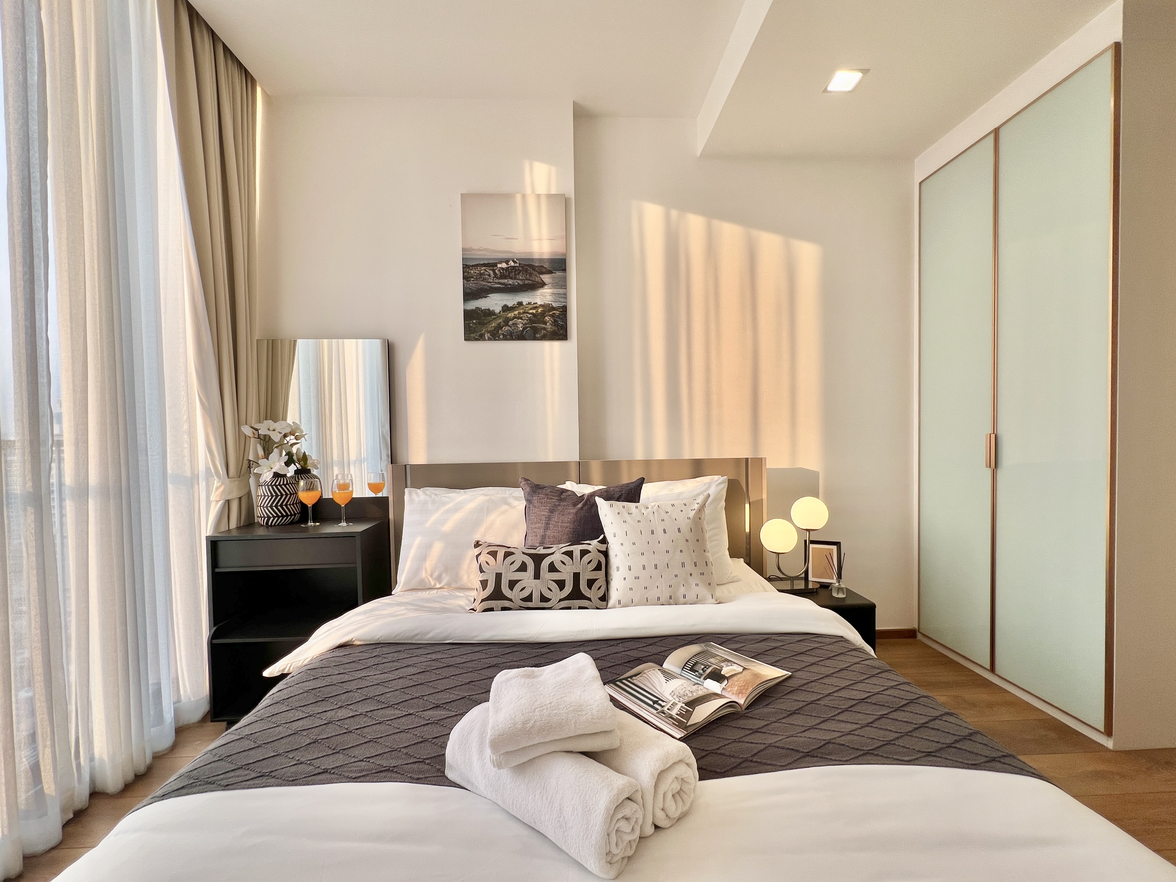 38m²NearBTS&Park/EMDistrict/Rooftop/500Mbs/W-Dryer