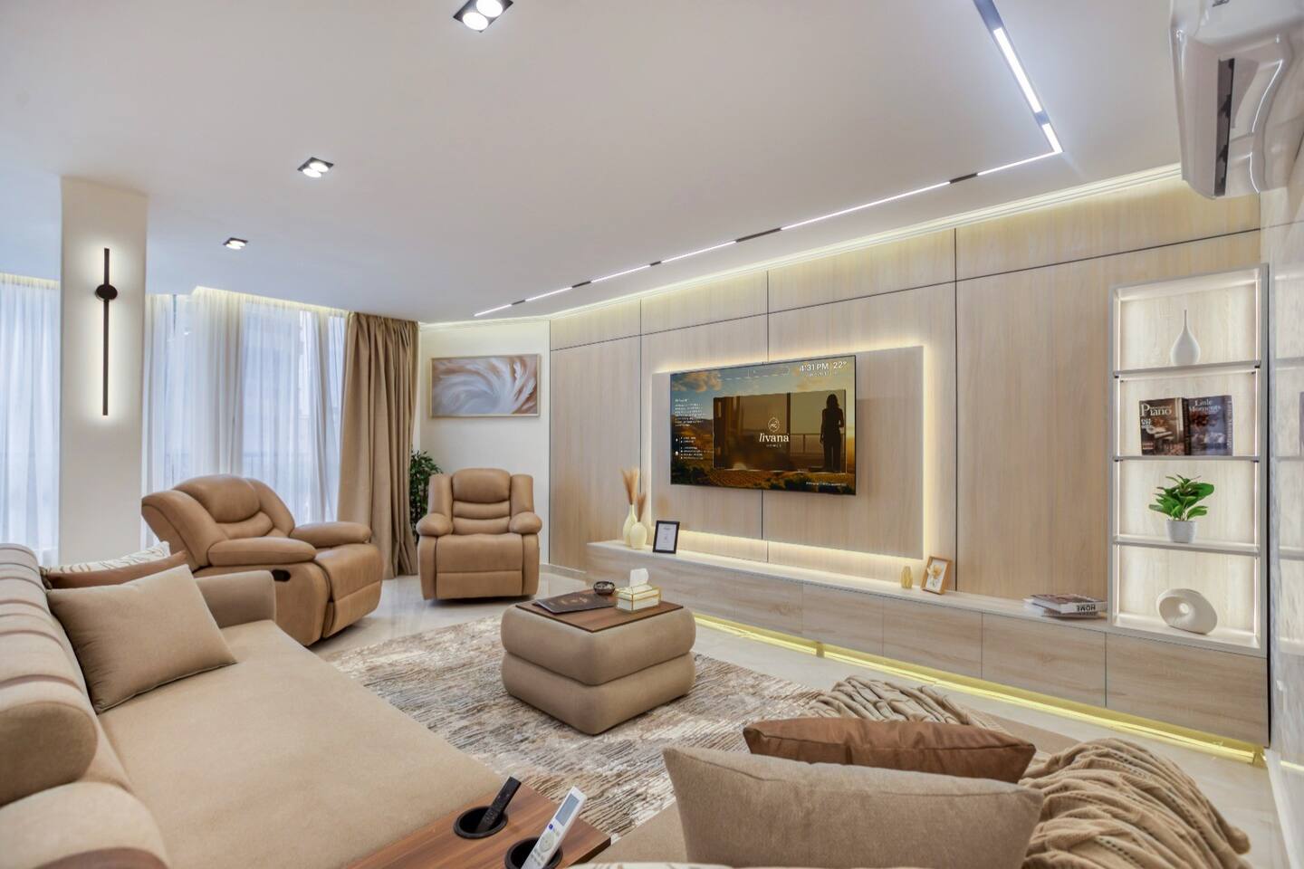 Stylish 3BR Central Stay | Near Airport | Sleeps 8 photo 1