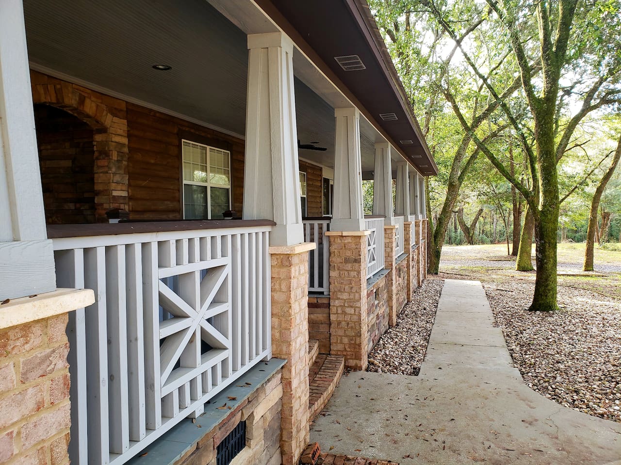 Wander the path to blueberry trees nestled among the greenery — guests love picking fresh berries around the yard in spring time and enjoying the peaceful scenery and stroll.