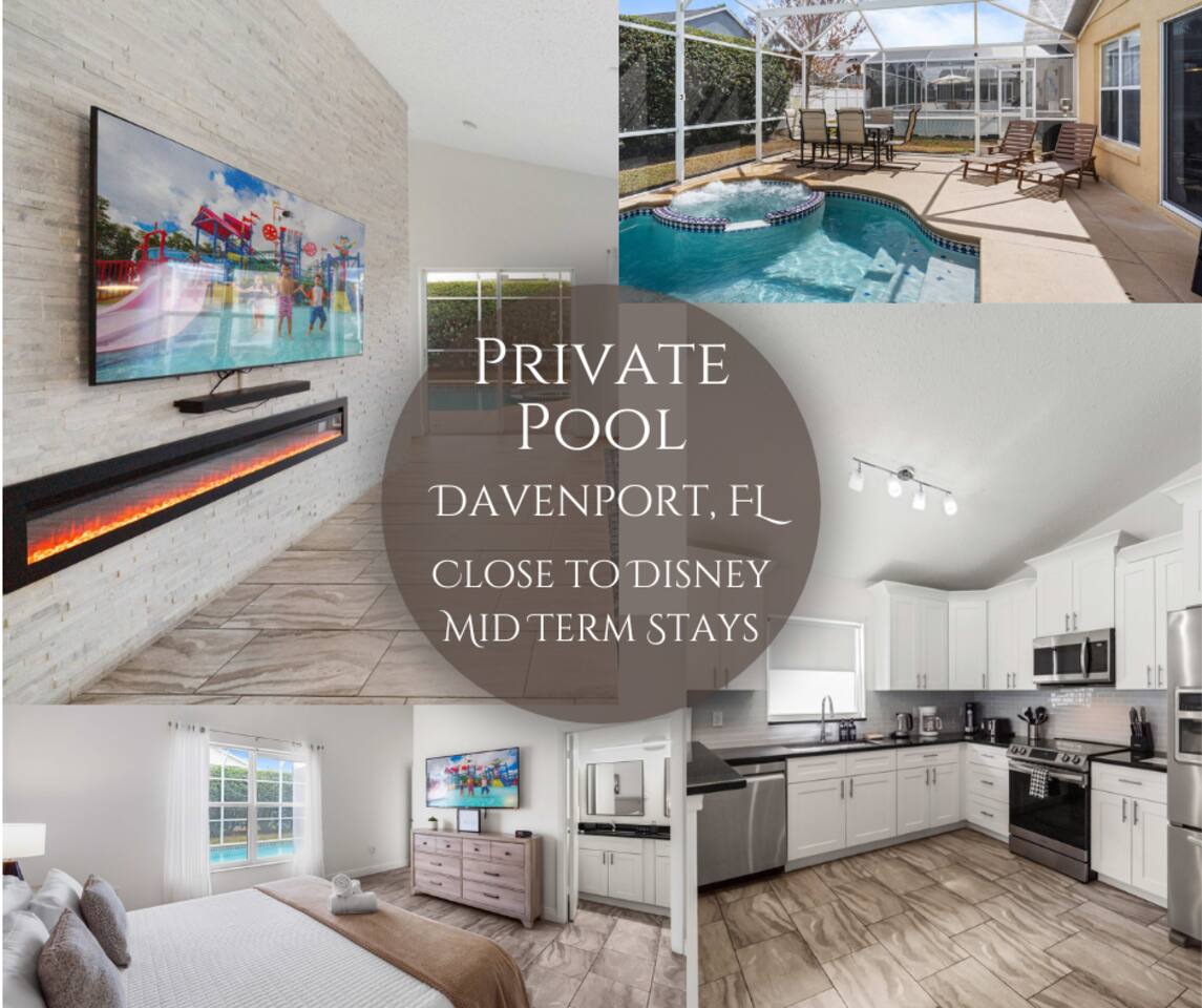 NEW Amazing Location! 4BR | Pool | Mid-Term Stays!