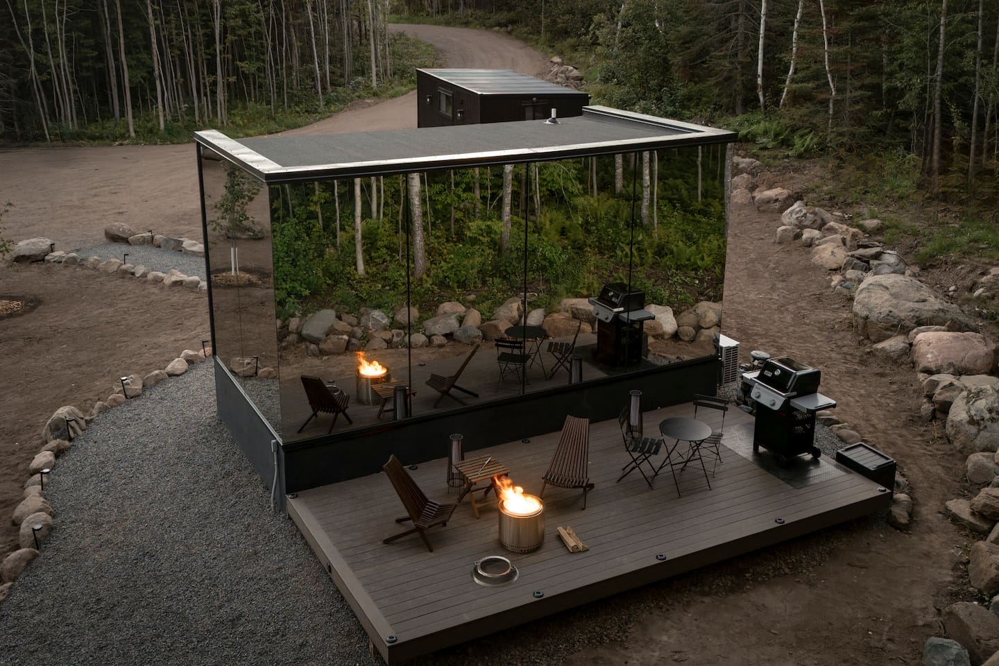 Zen | Mirror Cabin w/ Sauna near Lutsen Mt.