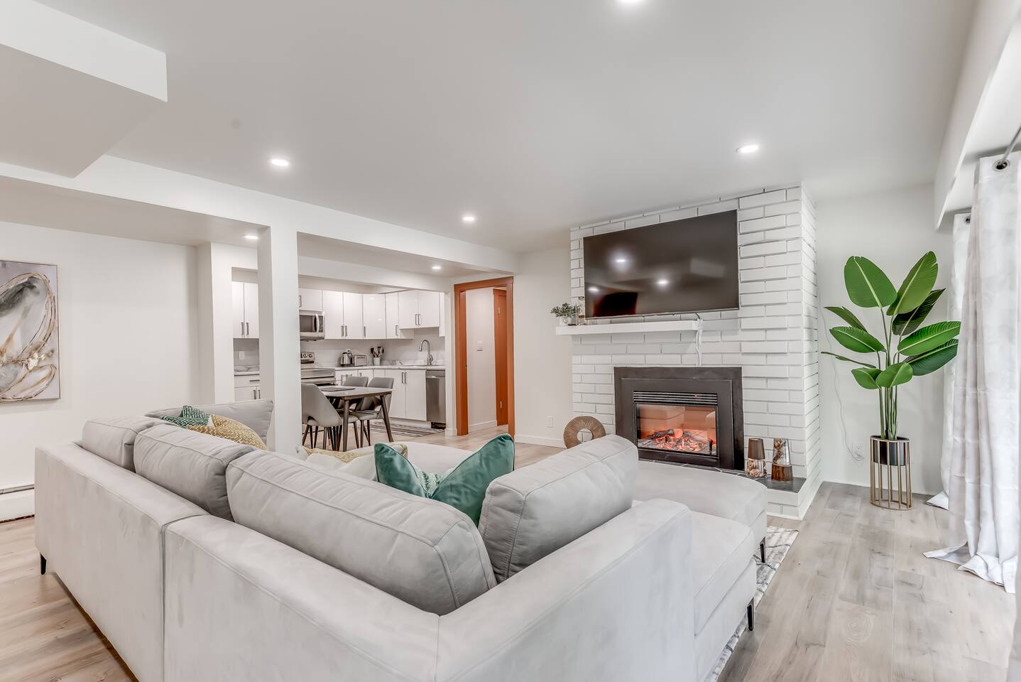 Villa Interior Living & Kitchen Lounge