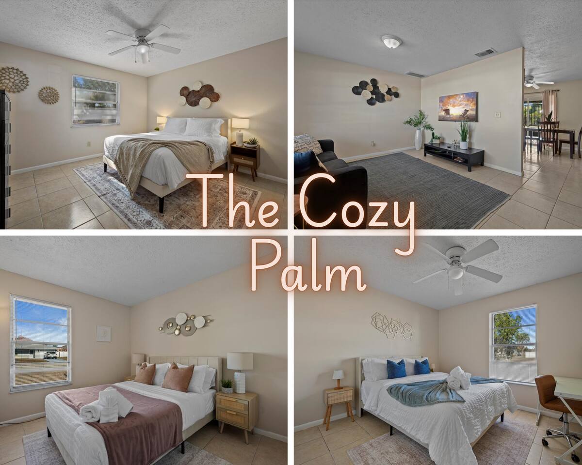 The Cozy Palm | Bright 3BR Treasure Coast Retreat