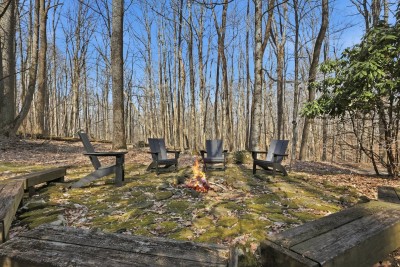 Secluded Forest Cabin with Cozy Porch w/ Hot Tub! photo 4