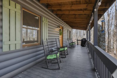 Secluded Forest Cabin with Cozy Porch w/ Hot Tub! photo 8