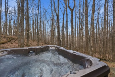 Secluded Forest Cabin with Cozy Porch w/ Hot Tub! photo 3