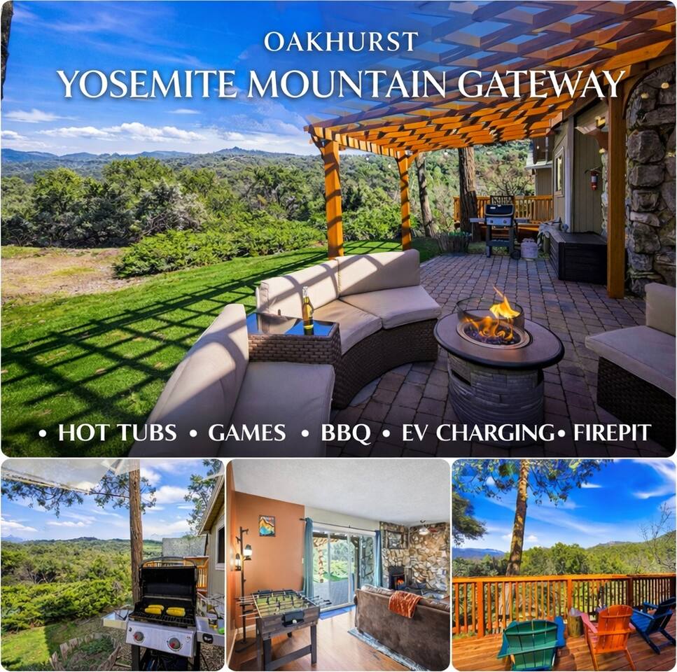 Yosemite Retreat: 2 Homes & 2 Hot Tubs