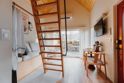Oversized sliding glass door