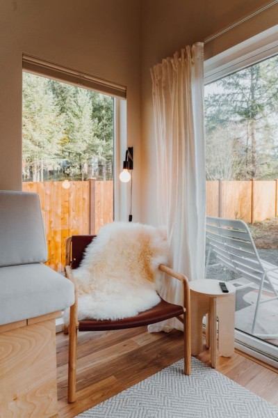 Cozy reading nook