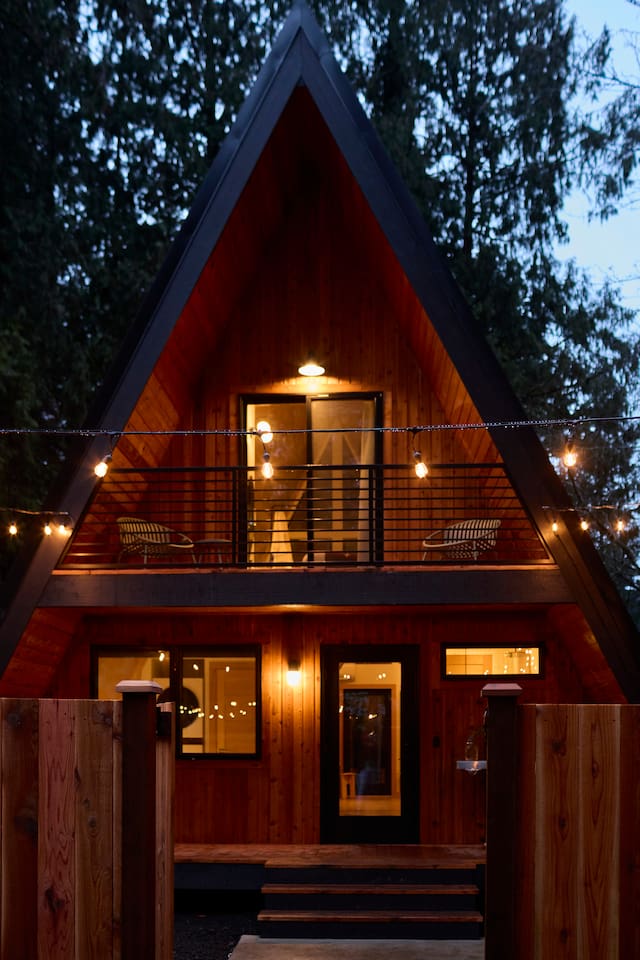 Camp Pinchot secluded A-frame