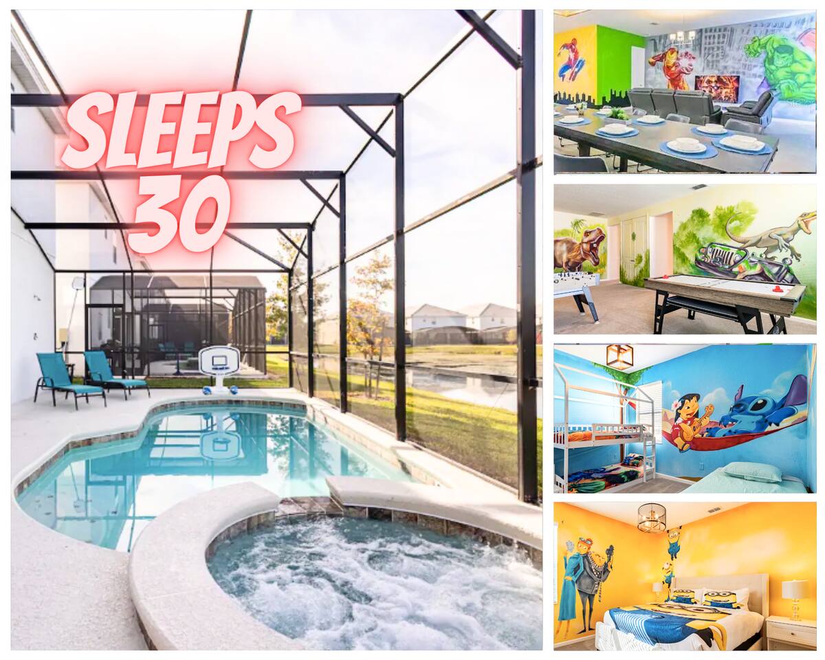 12BR Mansion Near Disney-Pool, Game Room, Resort — photo 1
