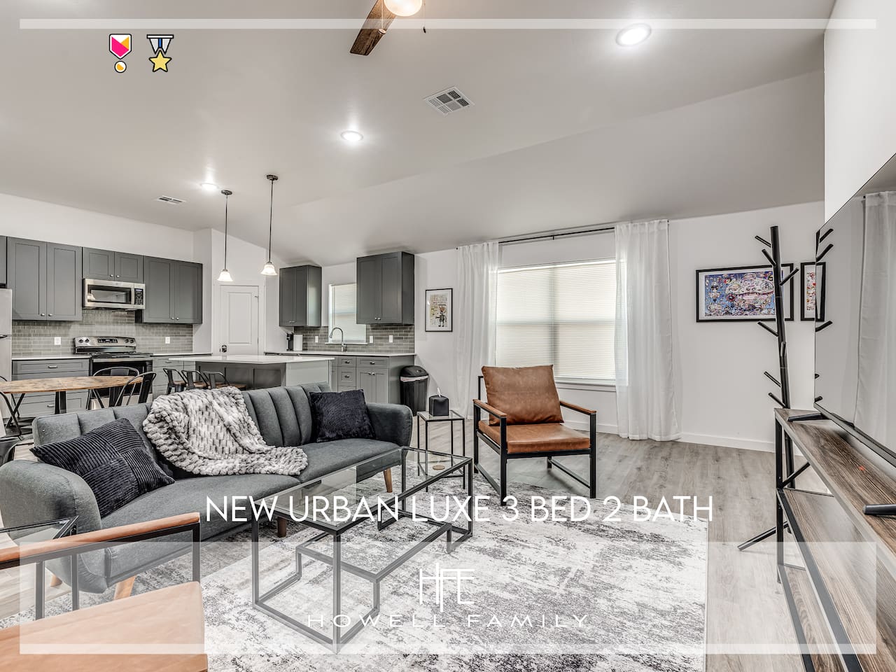 OKC Urban LUXE 3 bed 2 Bath