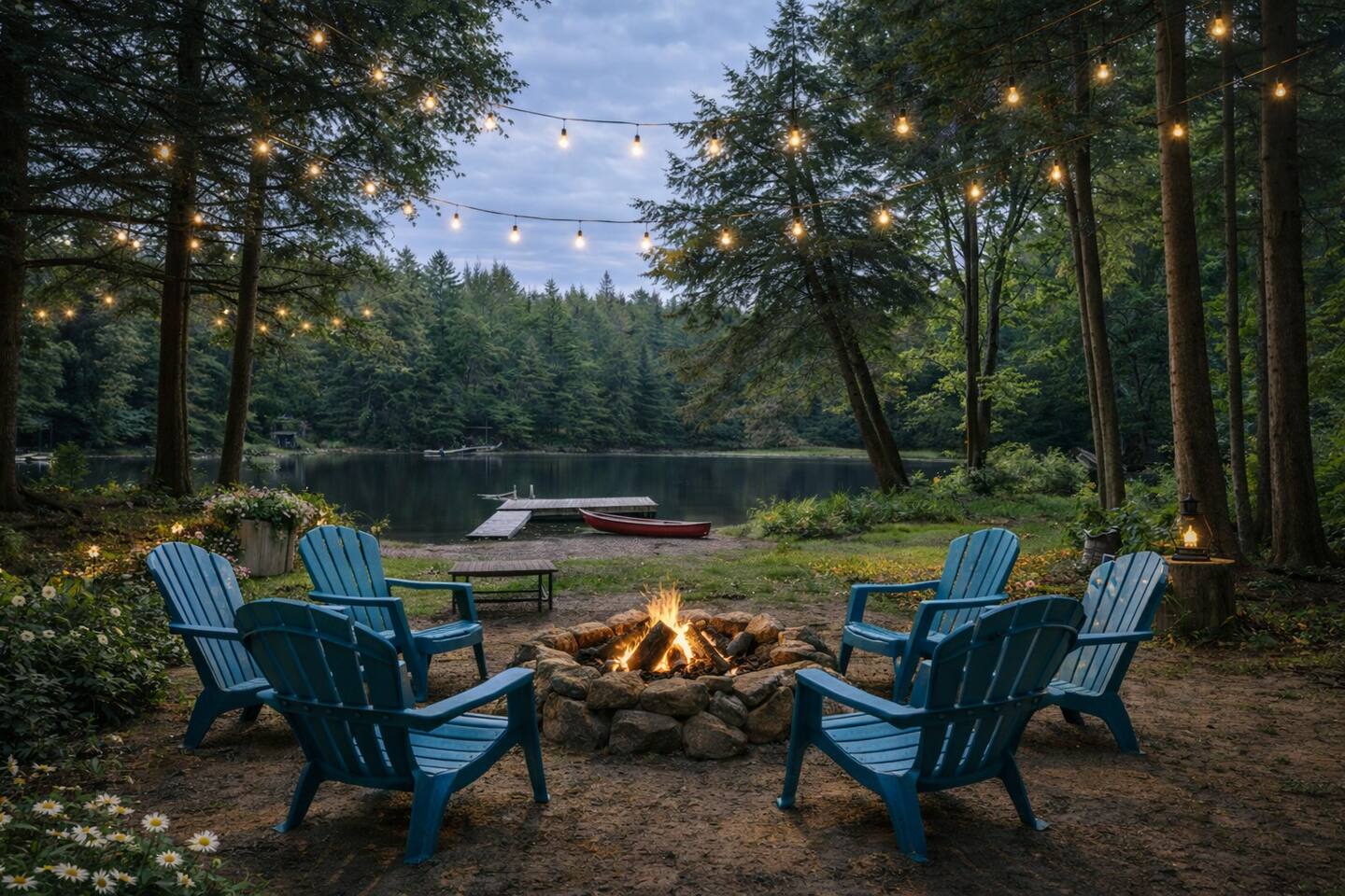 Waterfront Muskoka Cottage | Hot Tub, BBQ & Canoes