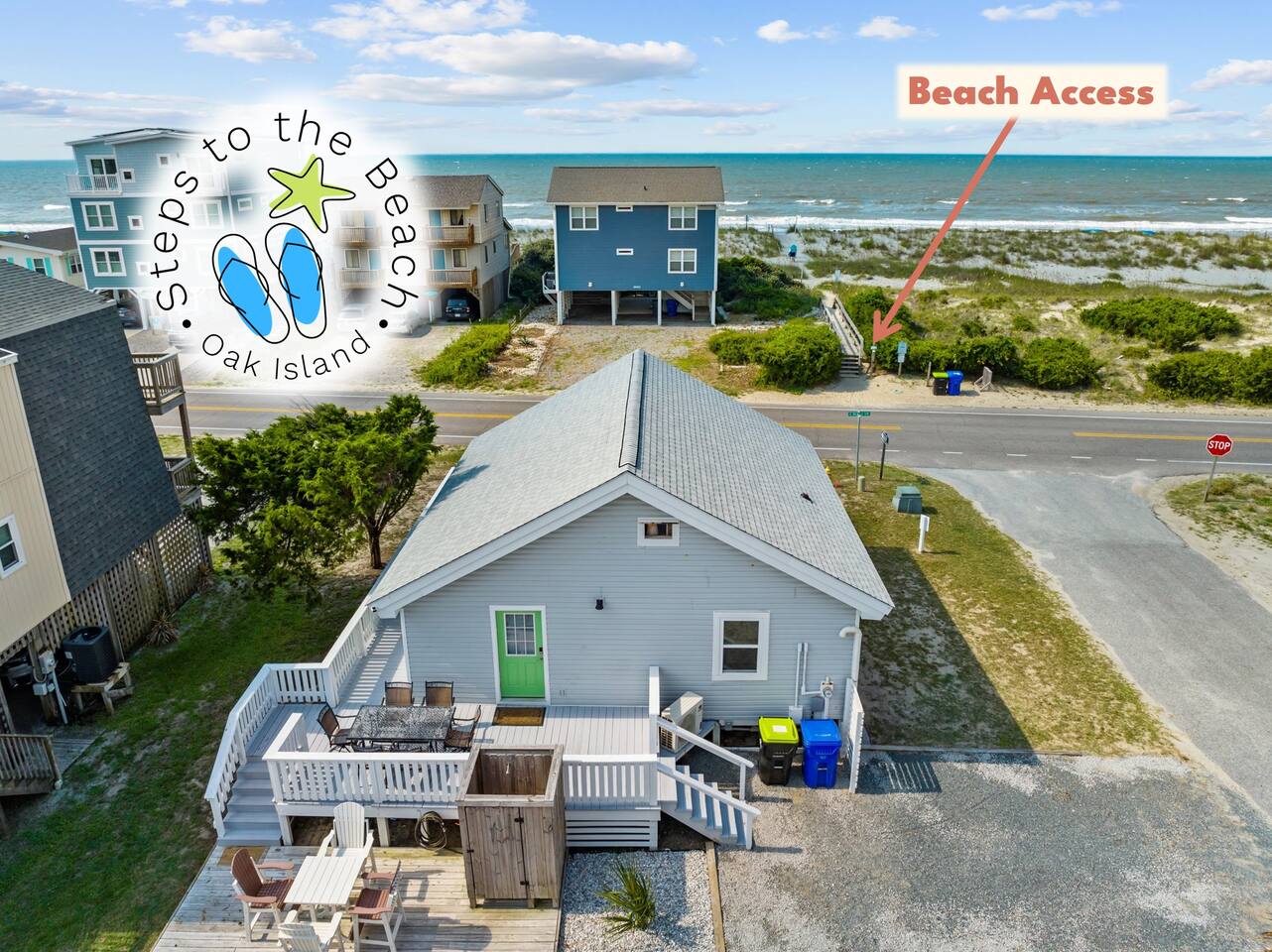 New - Steps to Beach. Screened Porch. Pet Friendly