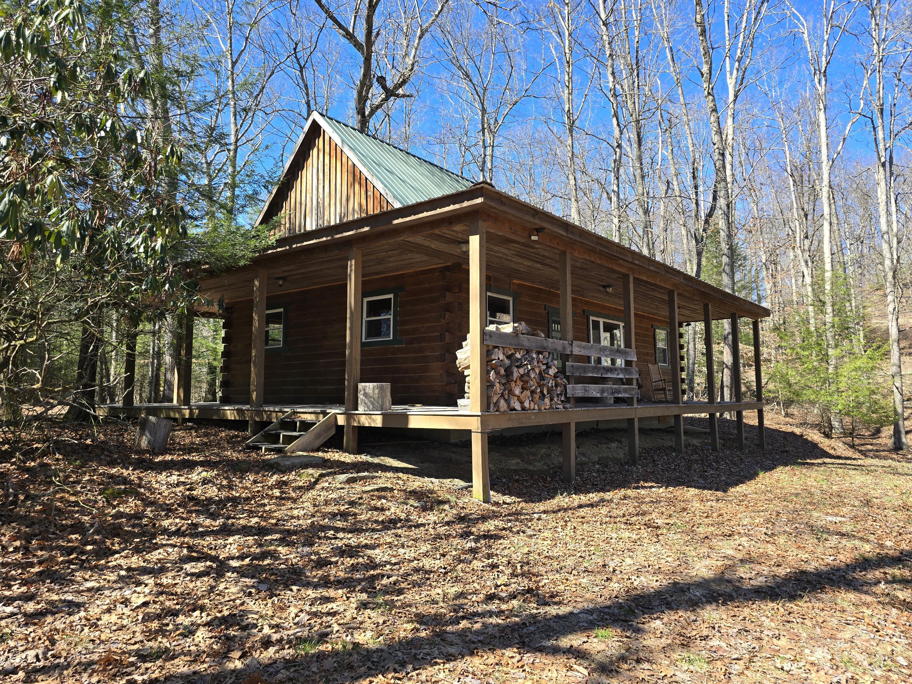 Anglers Ridge Buckhannon River Log Cabin 140 Acres