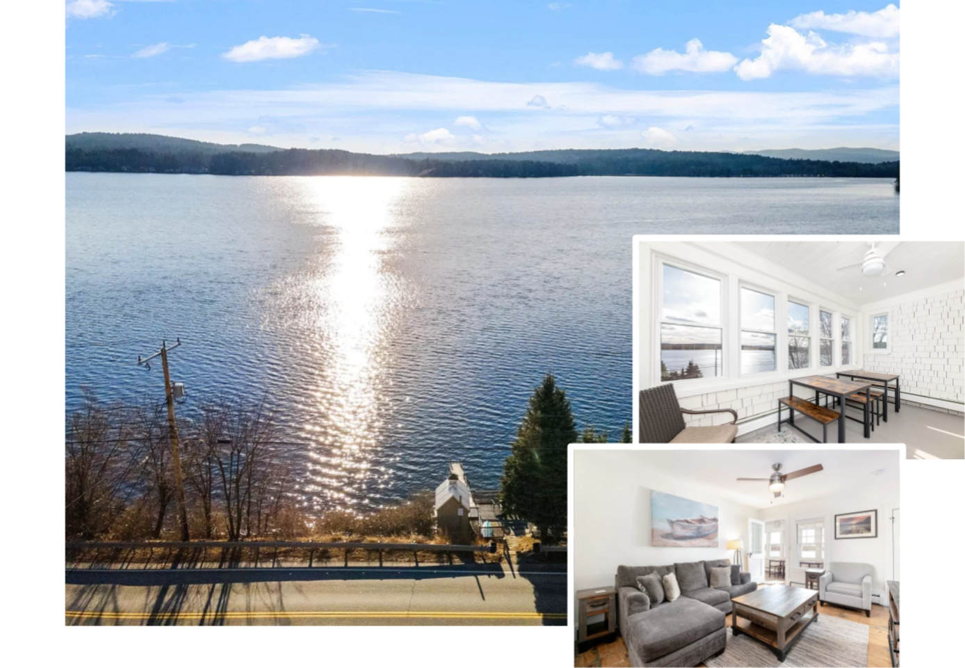 Majestic Lake Winnisquam views, fully remodeled!