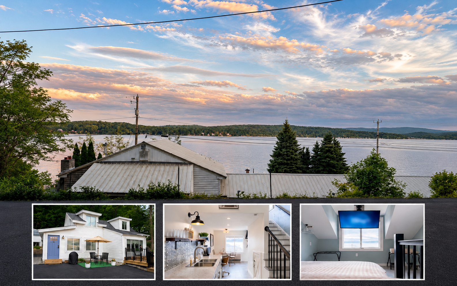 Incredible Lake & Mtn Views - Loft Vibes Getaway!