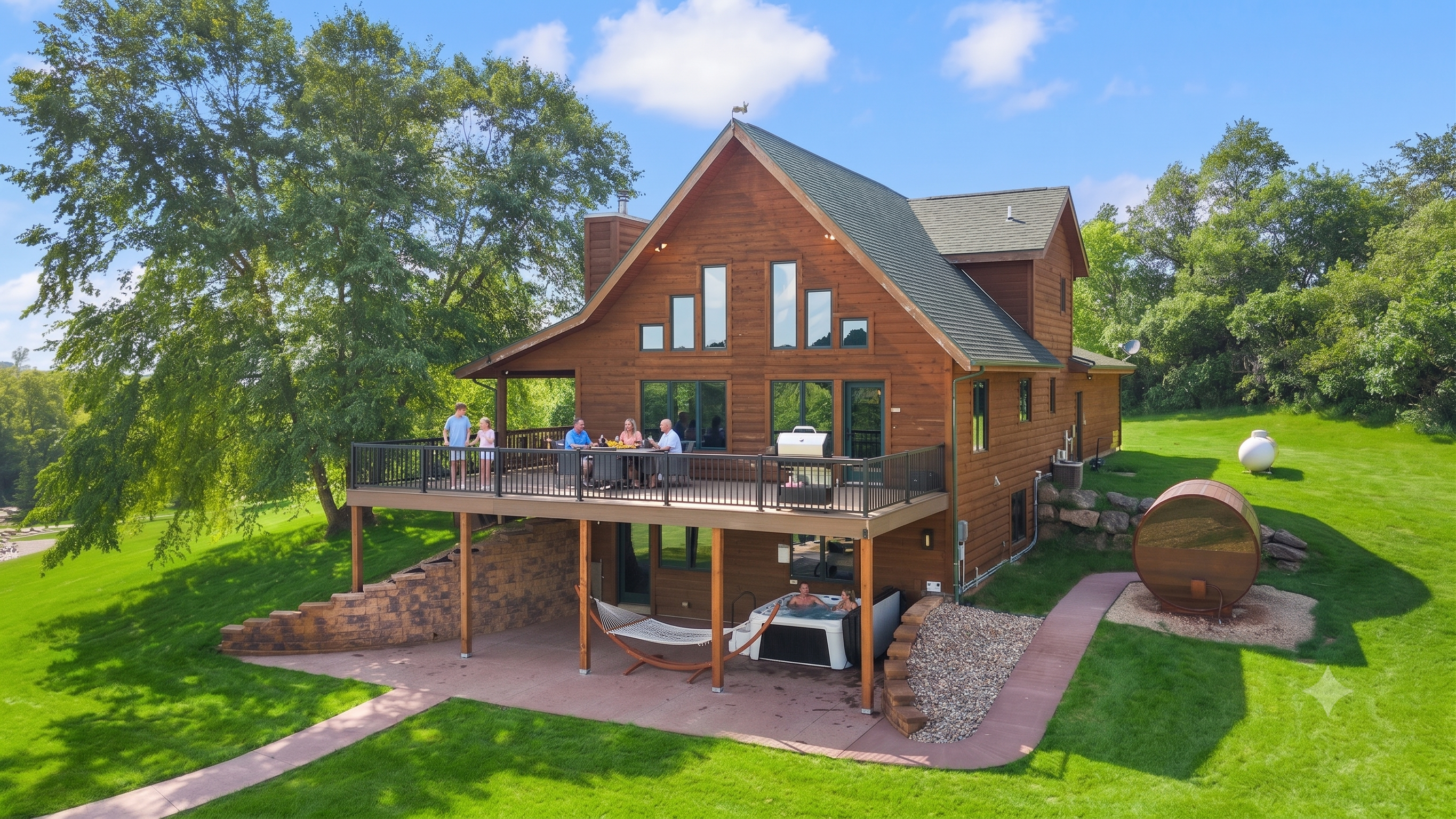 Amish Country Lodge/Hot-Tub/Wrap Around Porch