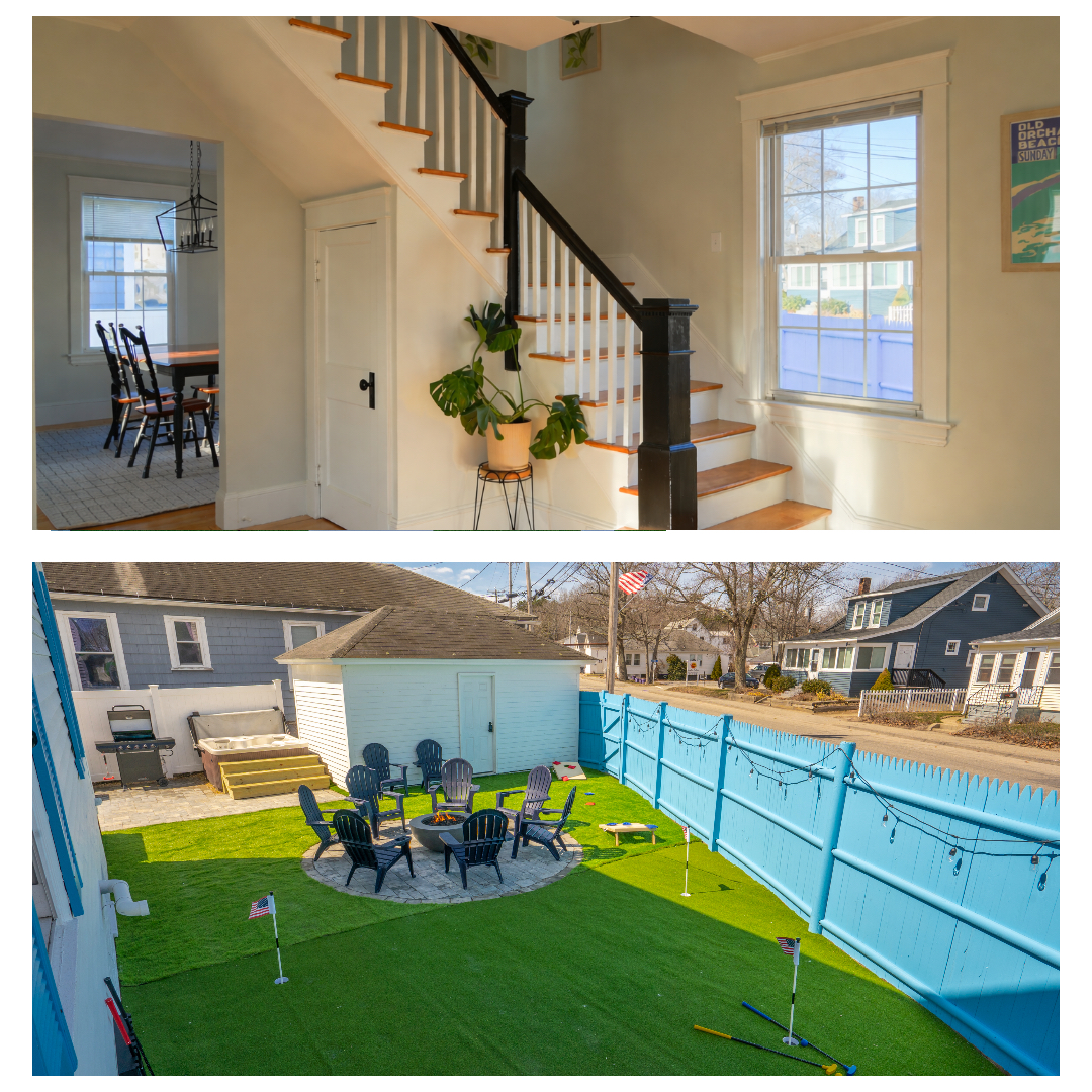 Tides House Fenced-in Yard 10 min Walk to Beach