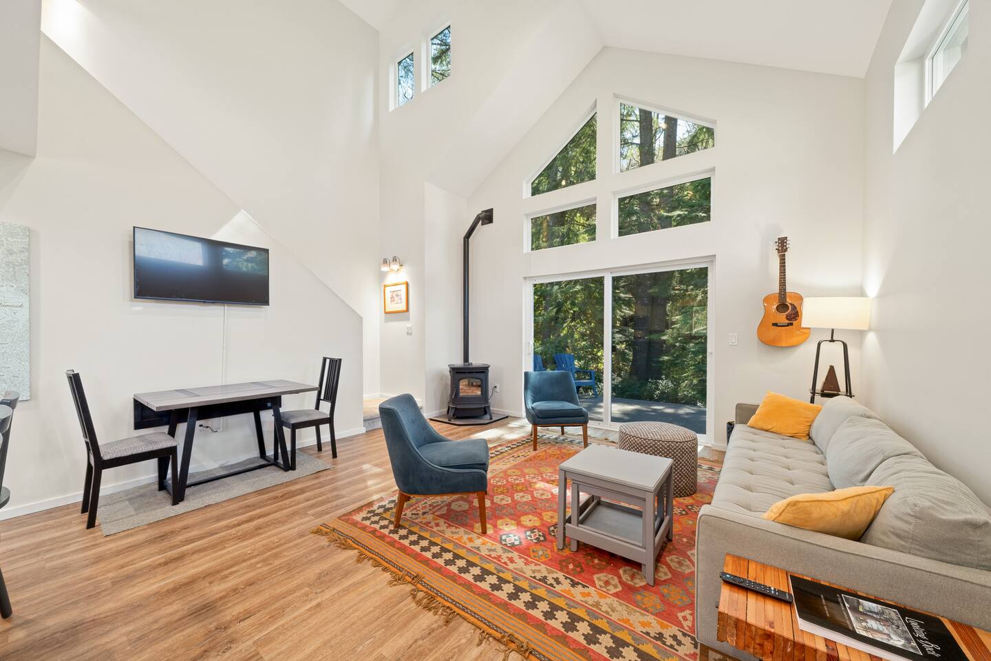 Modern Woodland Retreat | Firepit + EV Charger