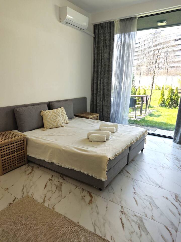 Cozy and new studio with a garden/ near NSA/