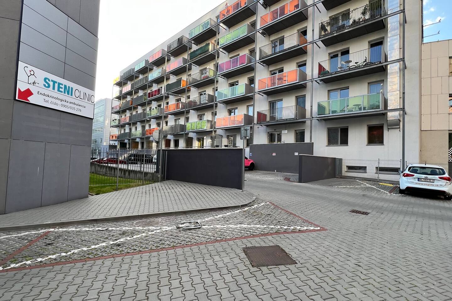 AC 2 room apartment with terrace, Prievozska