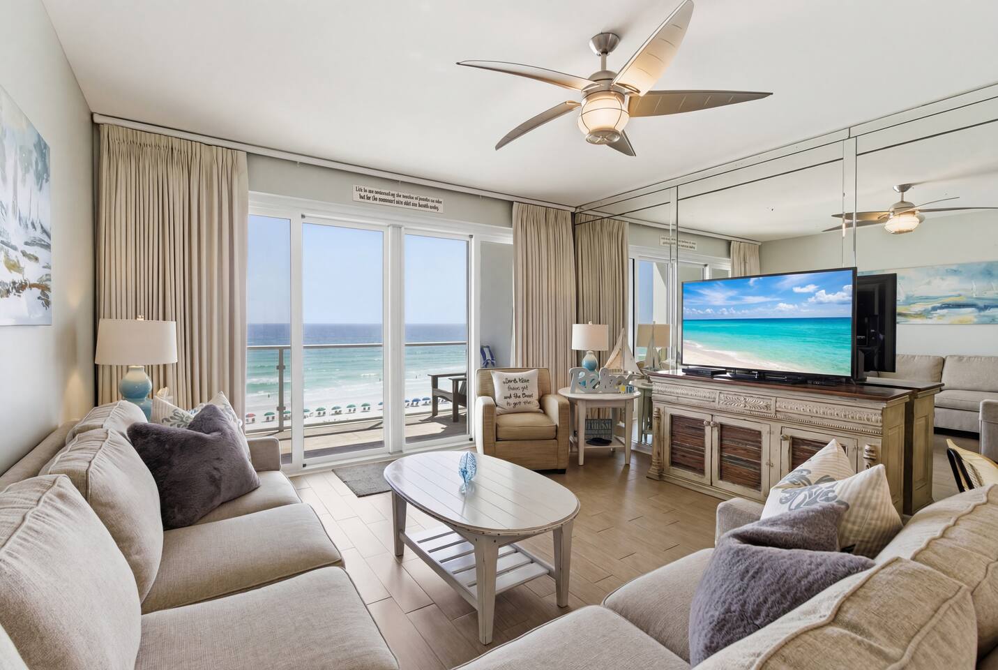 Destin Beachfront Escape, Private Patio
