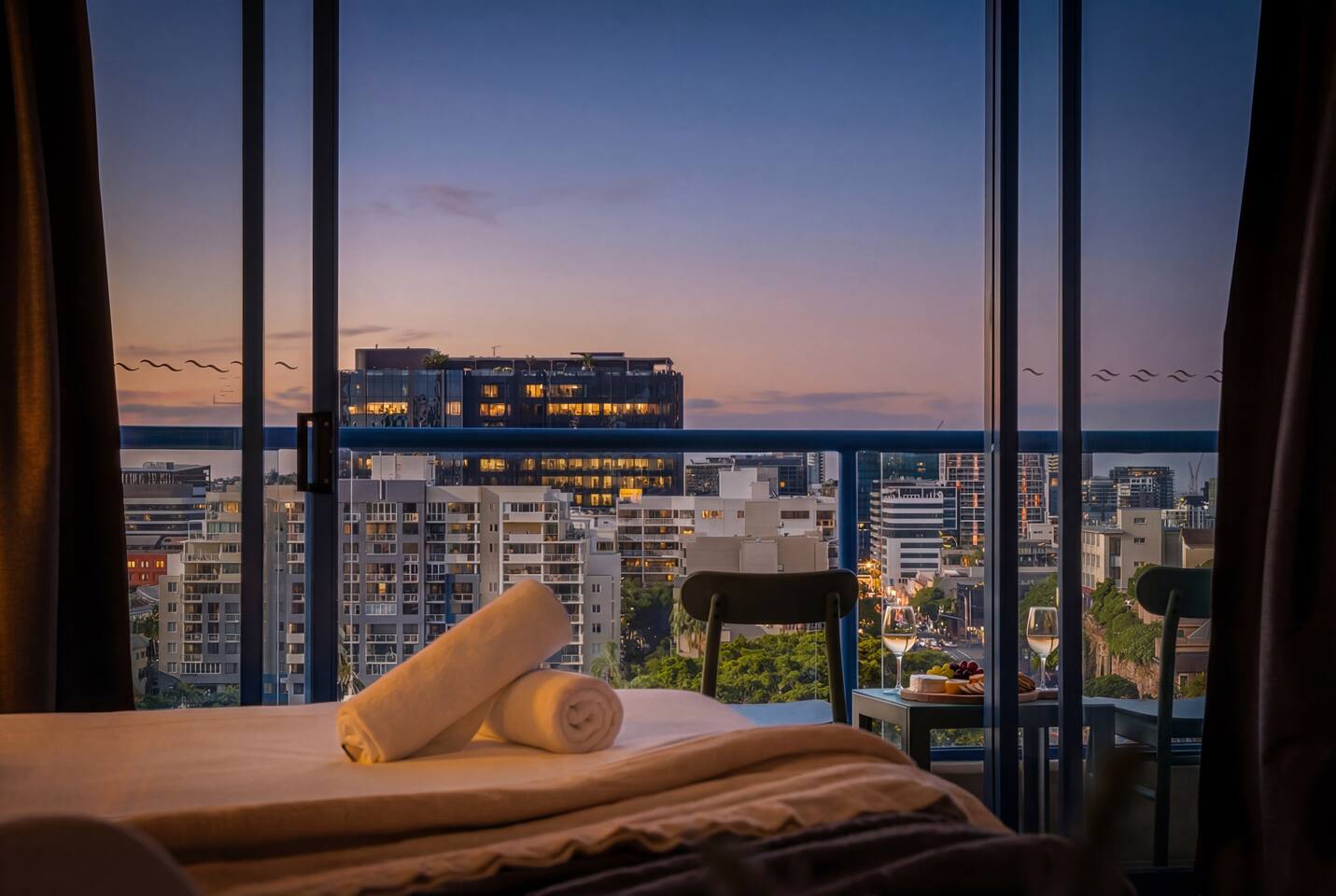 Modern CBD Studio w/ Balcony Views | Pool & Gym