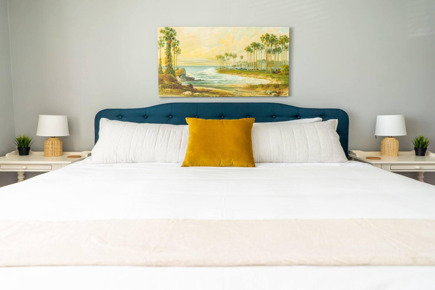Each bed is topped with soft, hotel quality linen and bedding for a perfect night’s sleep