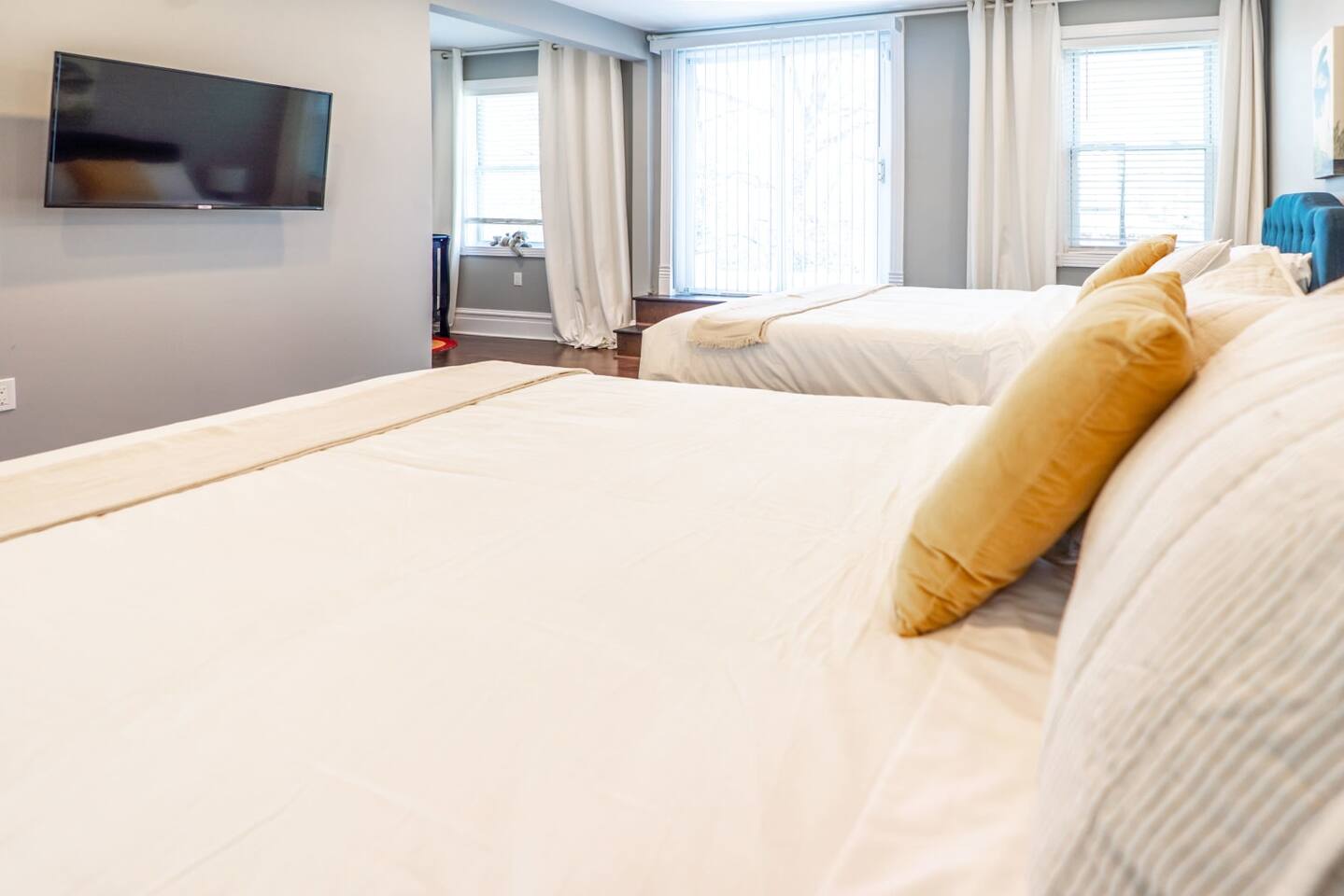 The perfect place for a movie night in with Roku TV and all your favorite streaming apps