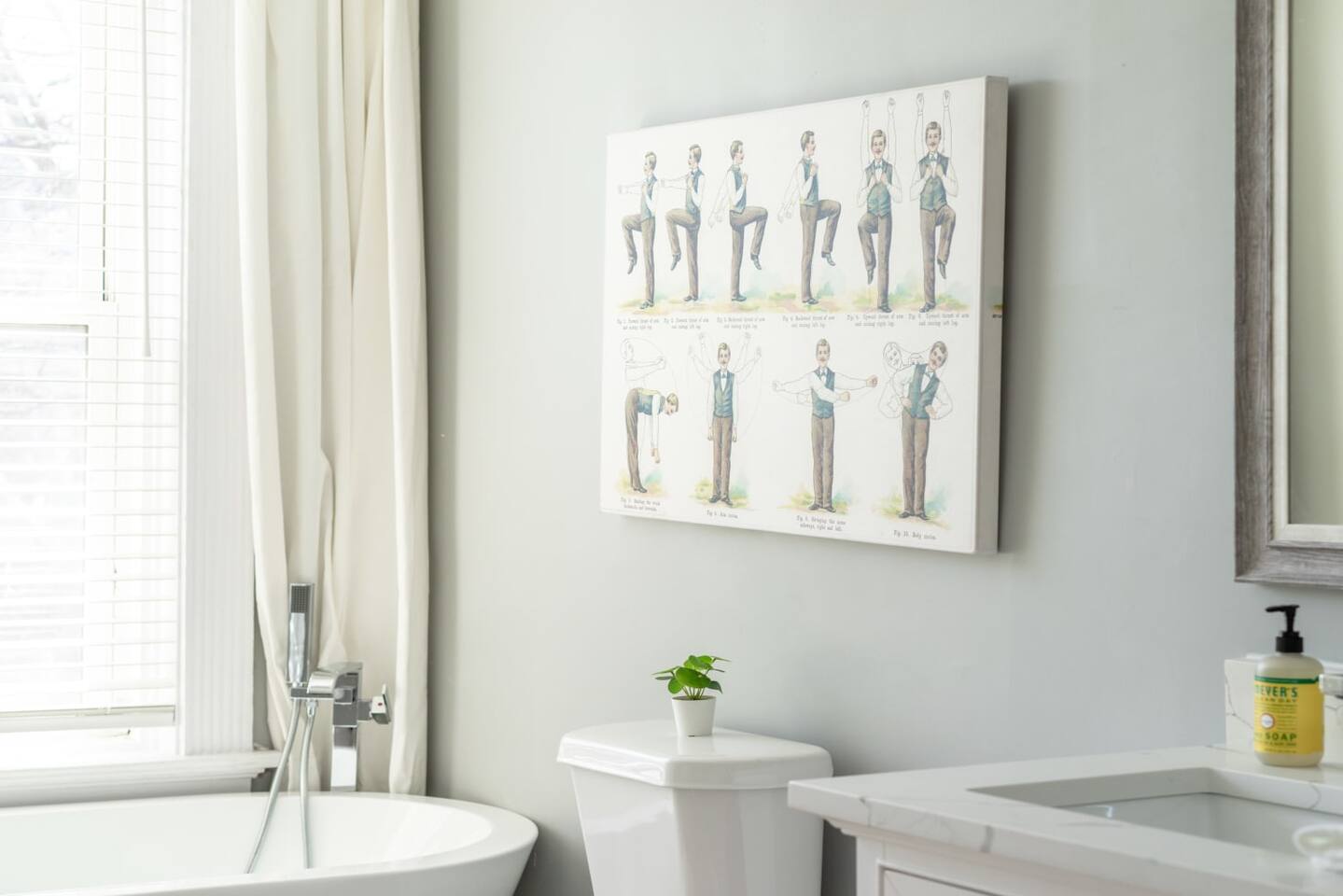 Unique décor spans throughout the home