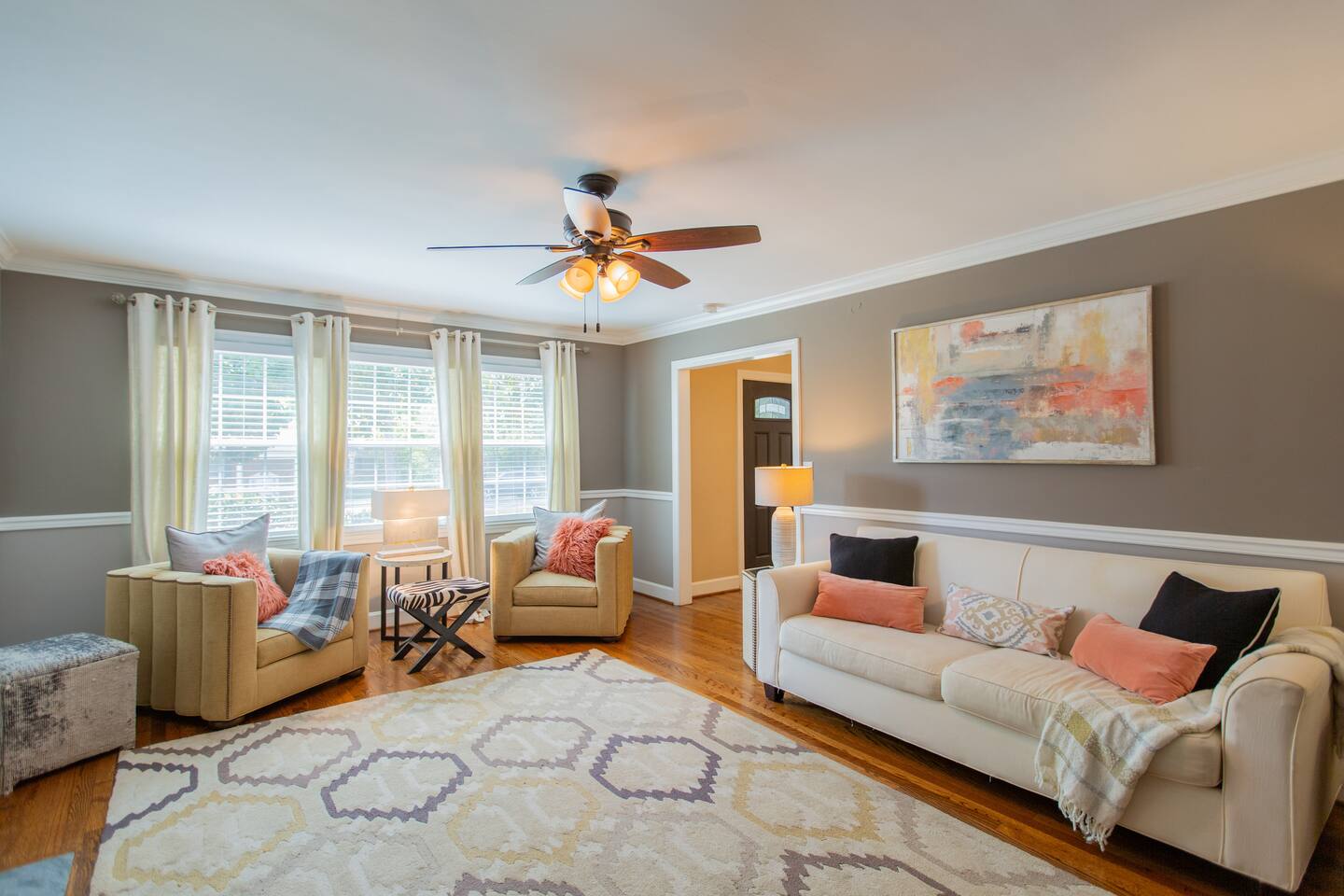 Spacious 6BR | Firepit, Porch, Prime Location