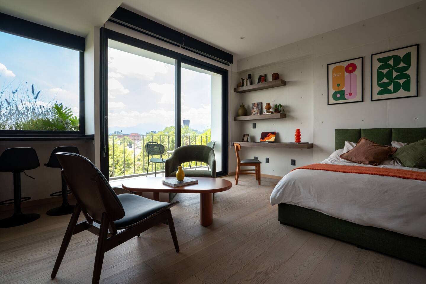 Designer loft in southern Rome, laundry, balcony - foto 2