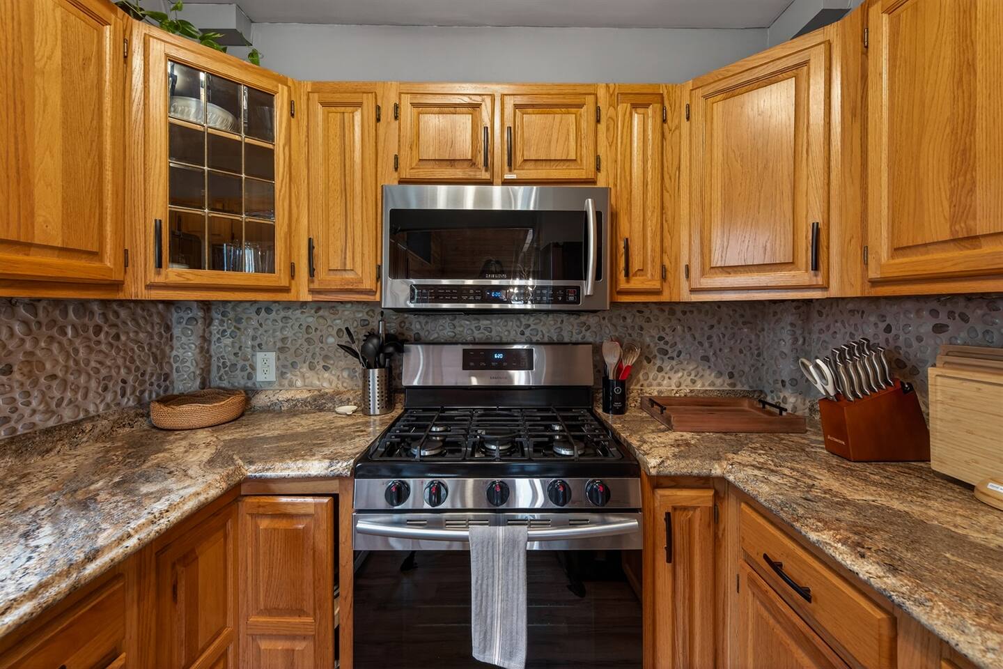 There is nothing better than cooking on a gas stove.