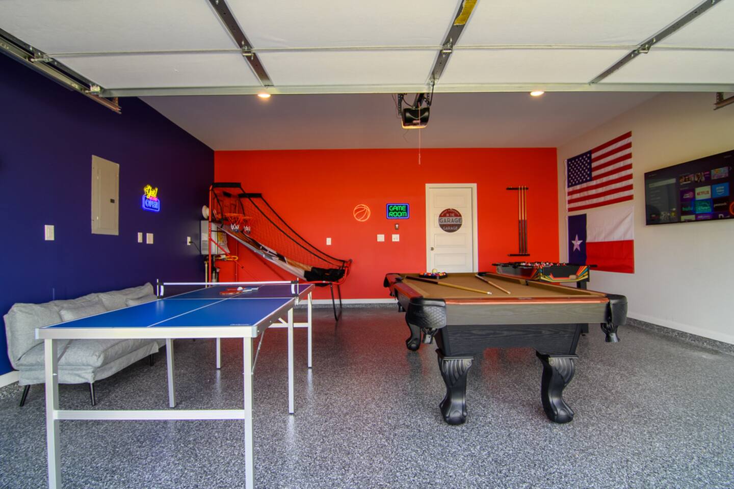 Game Room | Texas Themed Room | FirePit Backyard