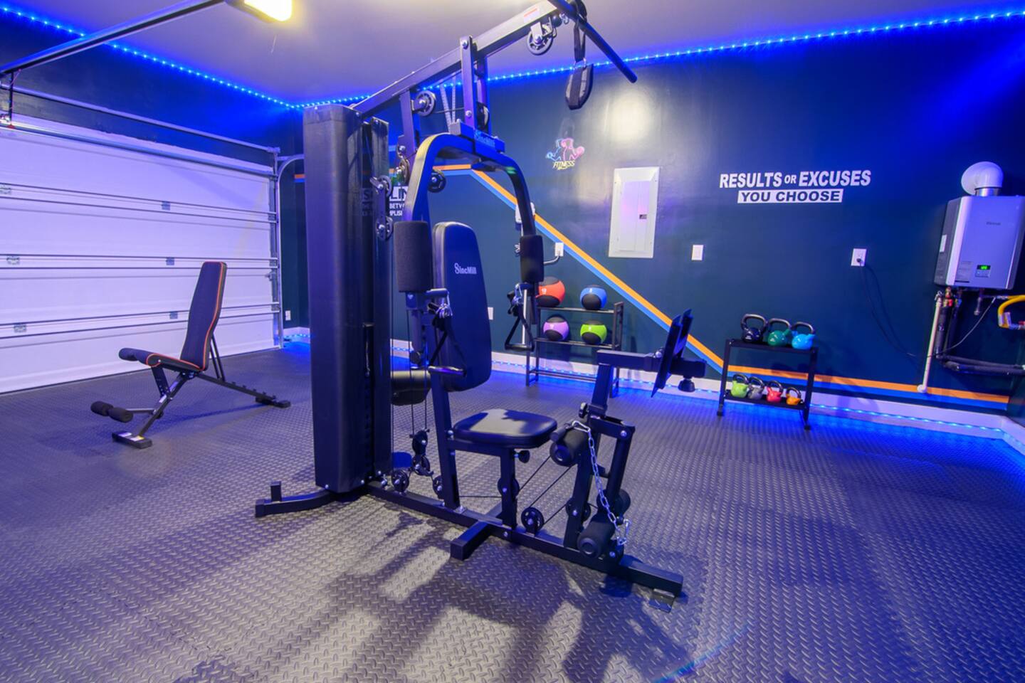 Gym Space | Game Room | Firepit Backyard