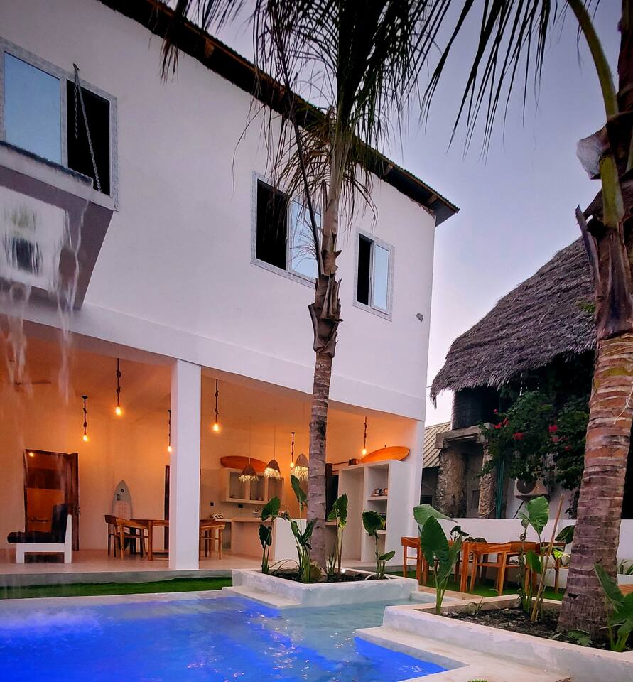 Paje Beach Zanzibar large Private Villa & Pool