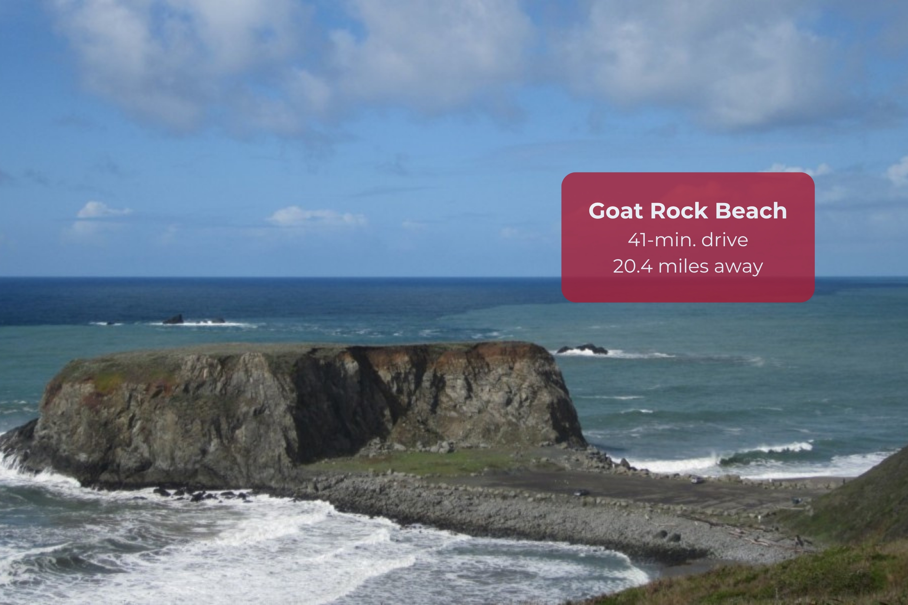 Scenic escape near Goat Rock Beach with stunning coastal views