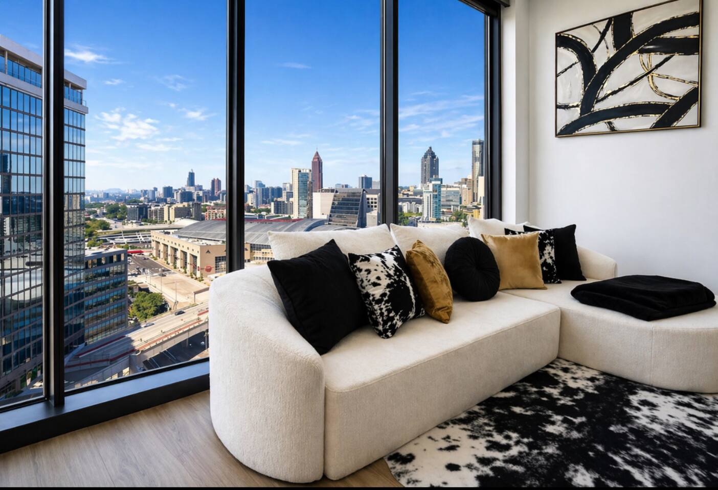 New! Clean Royal PenthouselCity Viewsl FiFAl GWCC