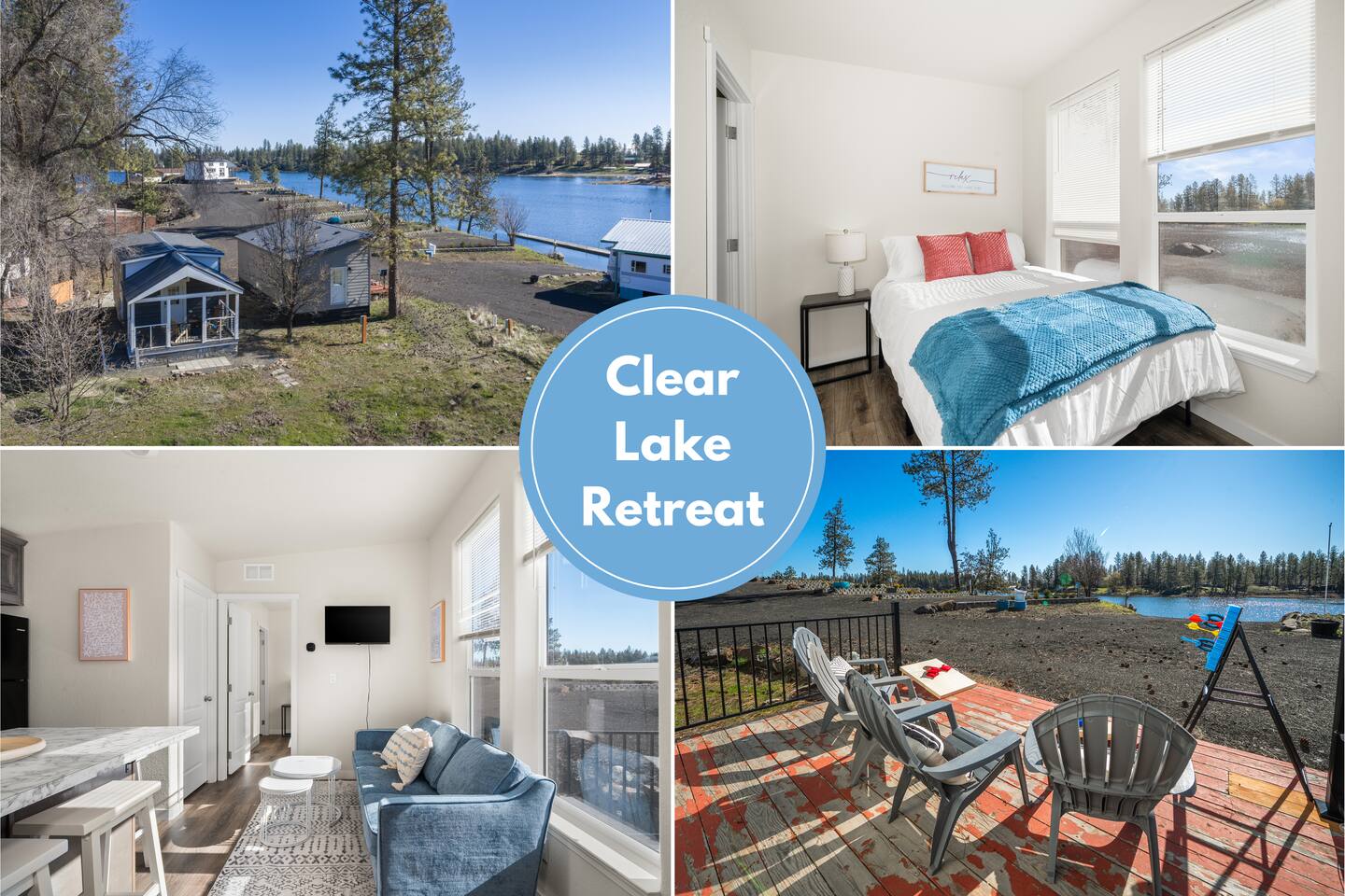 Clear Lake Retreat- 25 min to Spokane- Dock Access