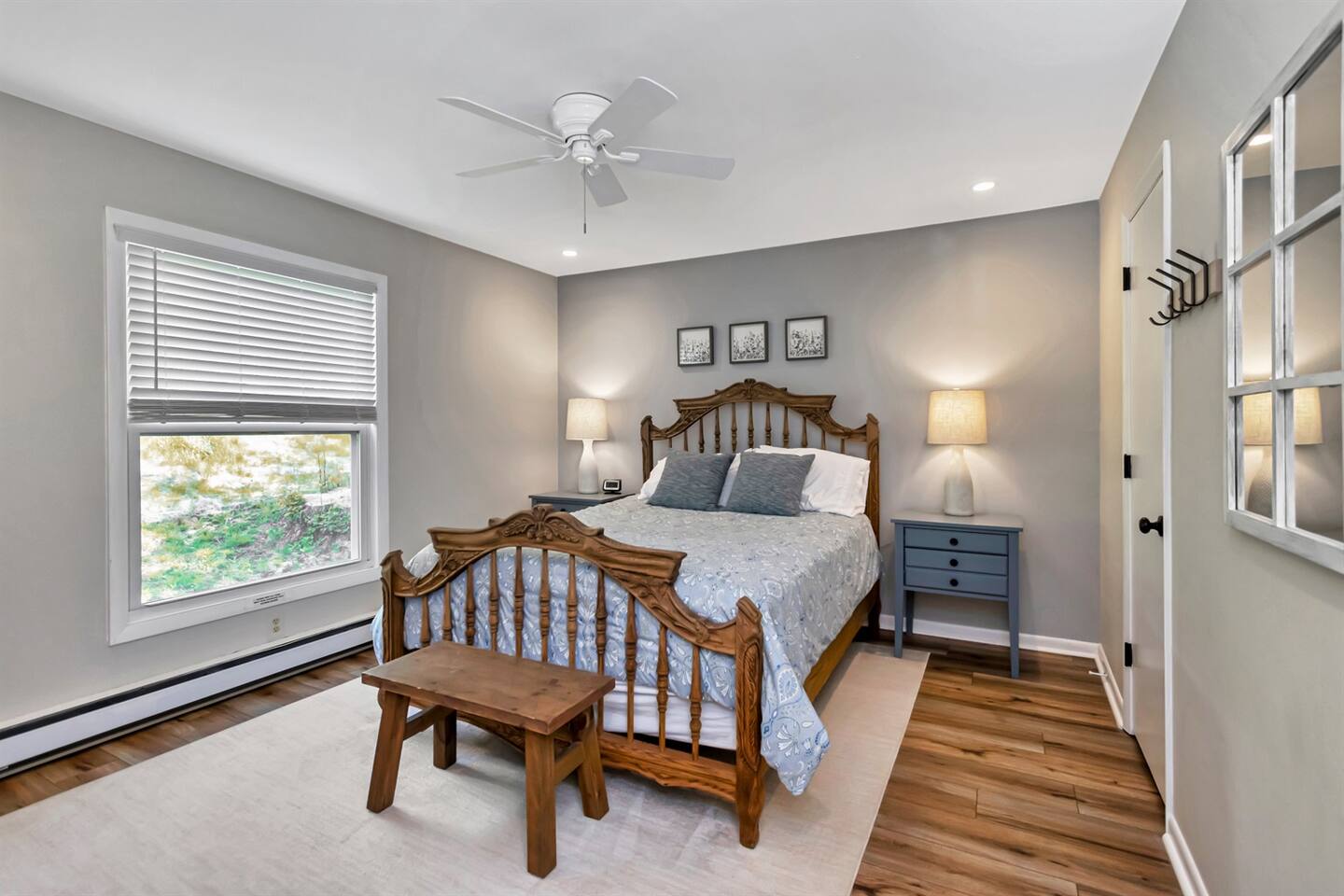 Cozy queen bedroom