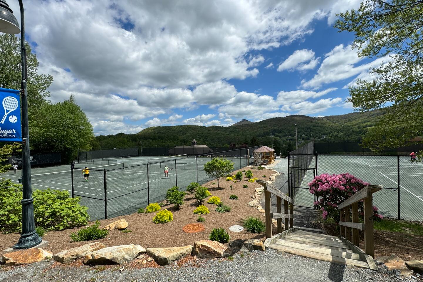 Tennis courts