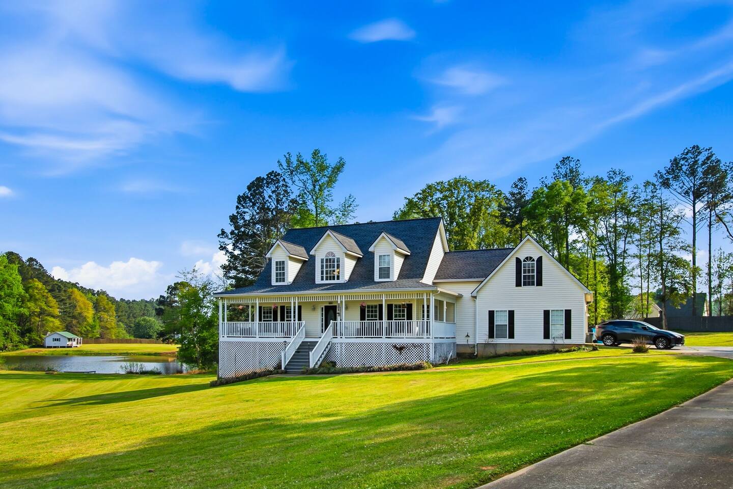 Secluded Lake Home | 4BR | Wrap-Around Porch