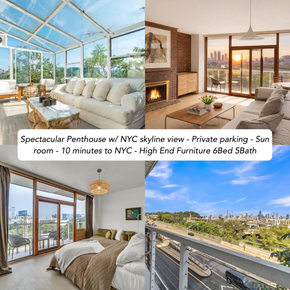 Exclusive 6Bed5Bath Penthouse • NYC view • Parking