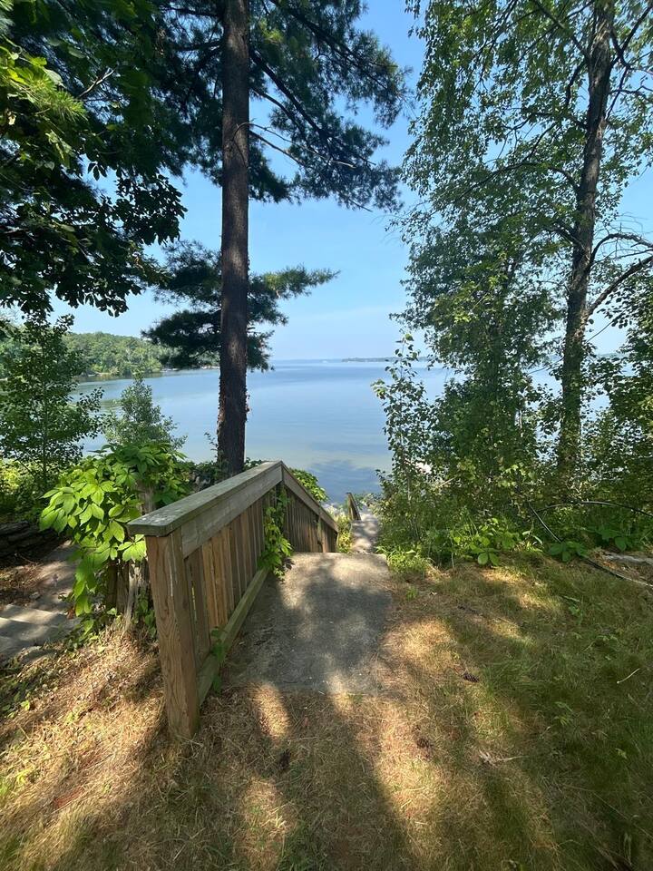 CEDAR | Waterfront PEC Cottage w/ Dock Lake Views