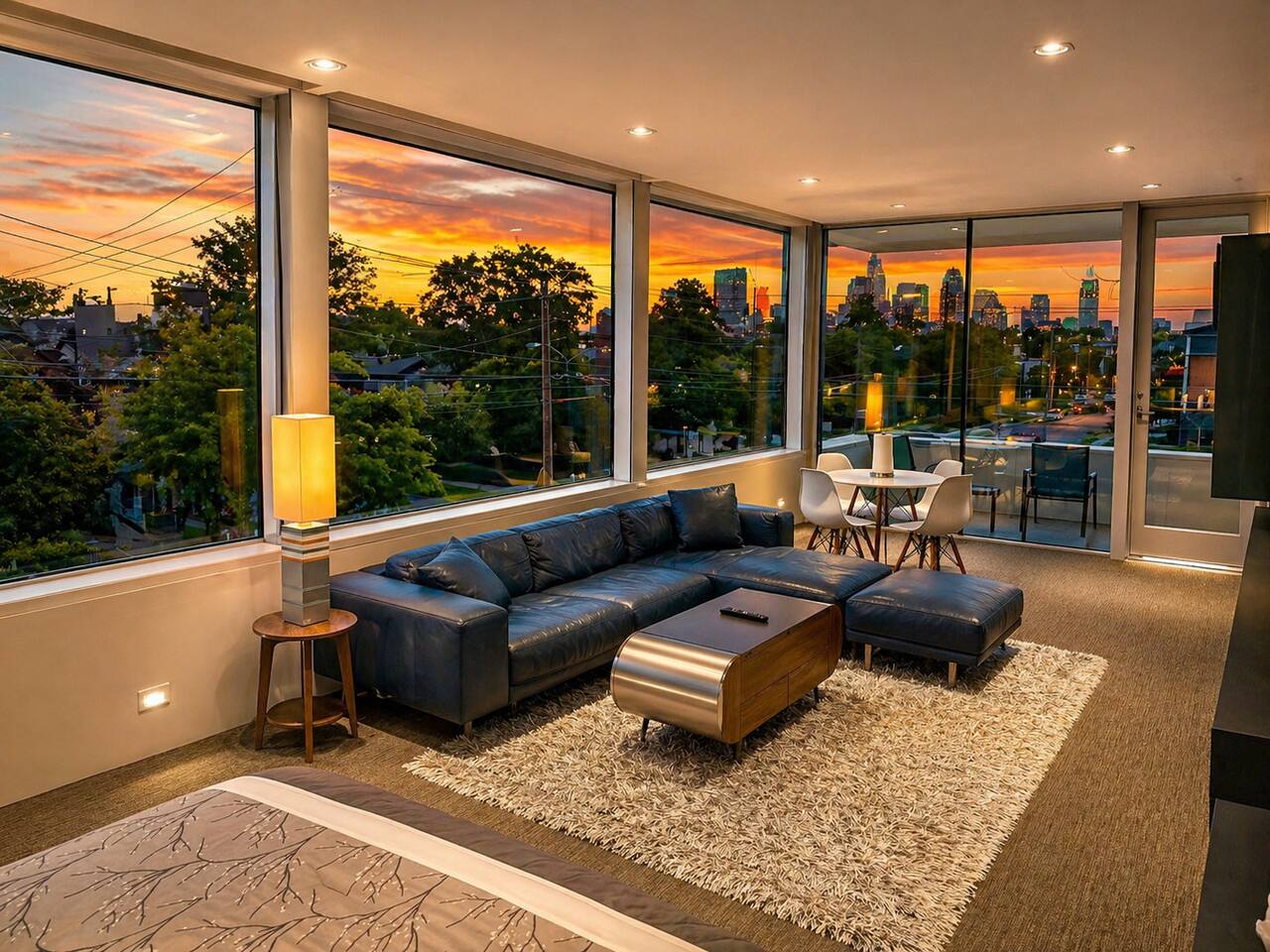 2-Bed Setup | Open Living Space | Skyline Views