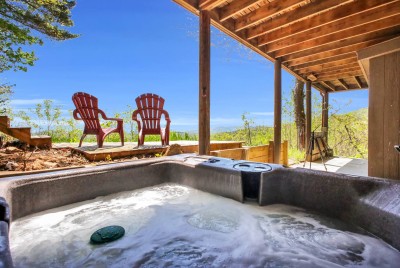 Private Cabin wLong Range Views, Hot Tub Fire Pit photo 10