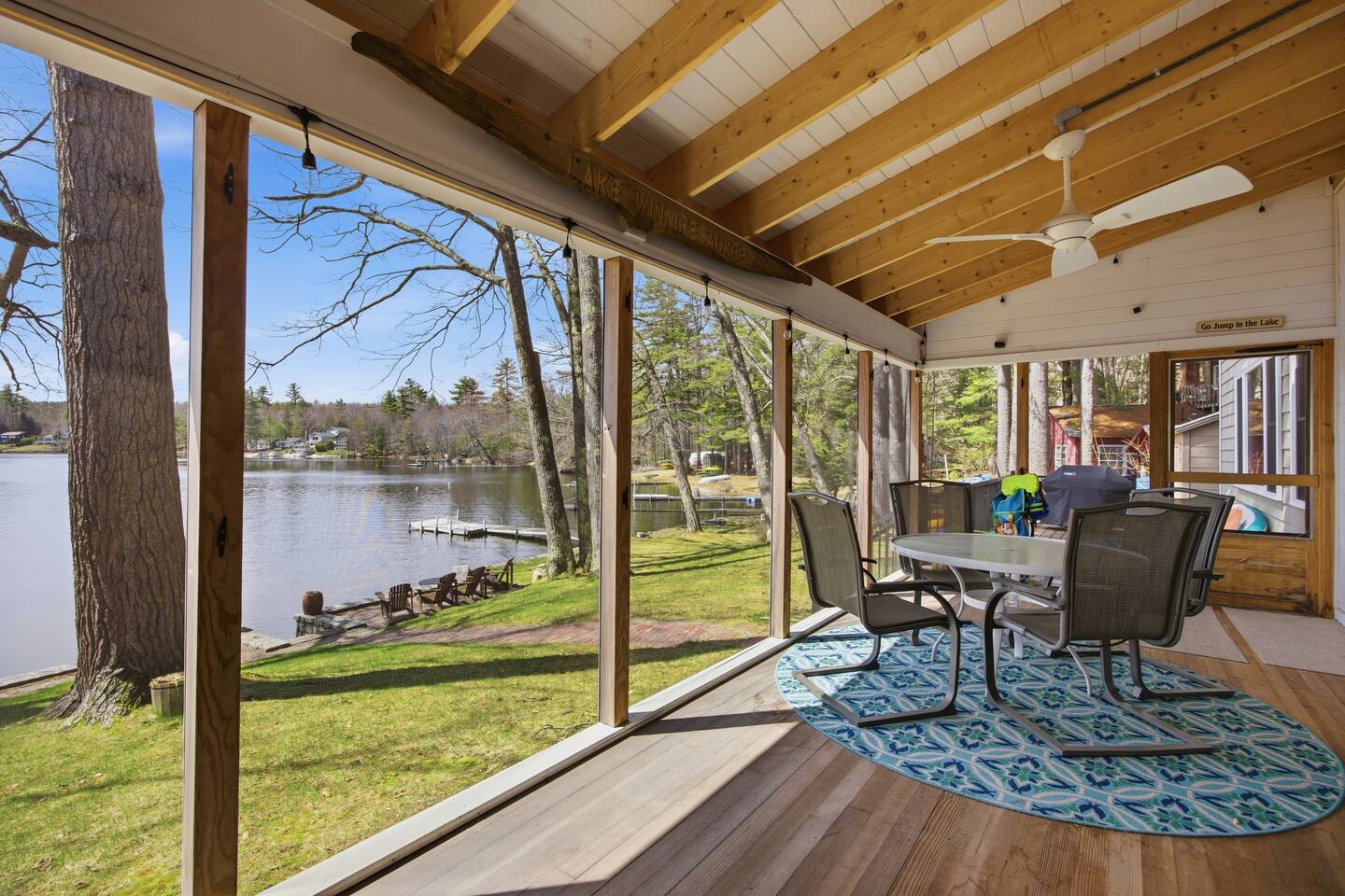 The Hidden Gem waterfront on Lake Winnipesaukee