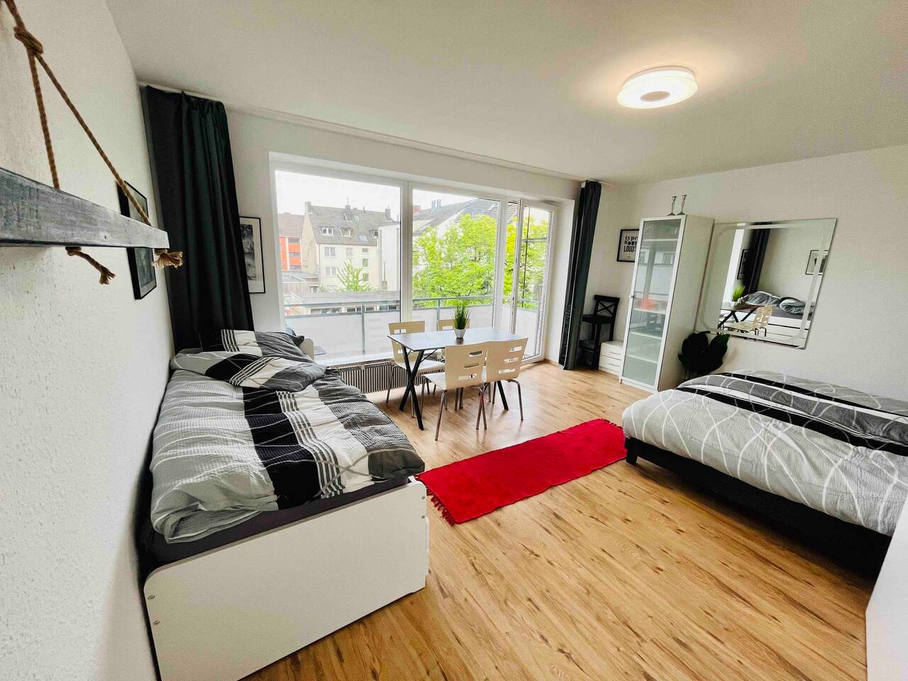One room Apto in the center 28 qm + Balcony