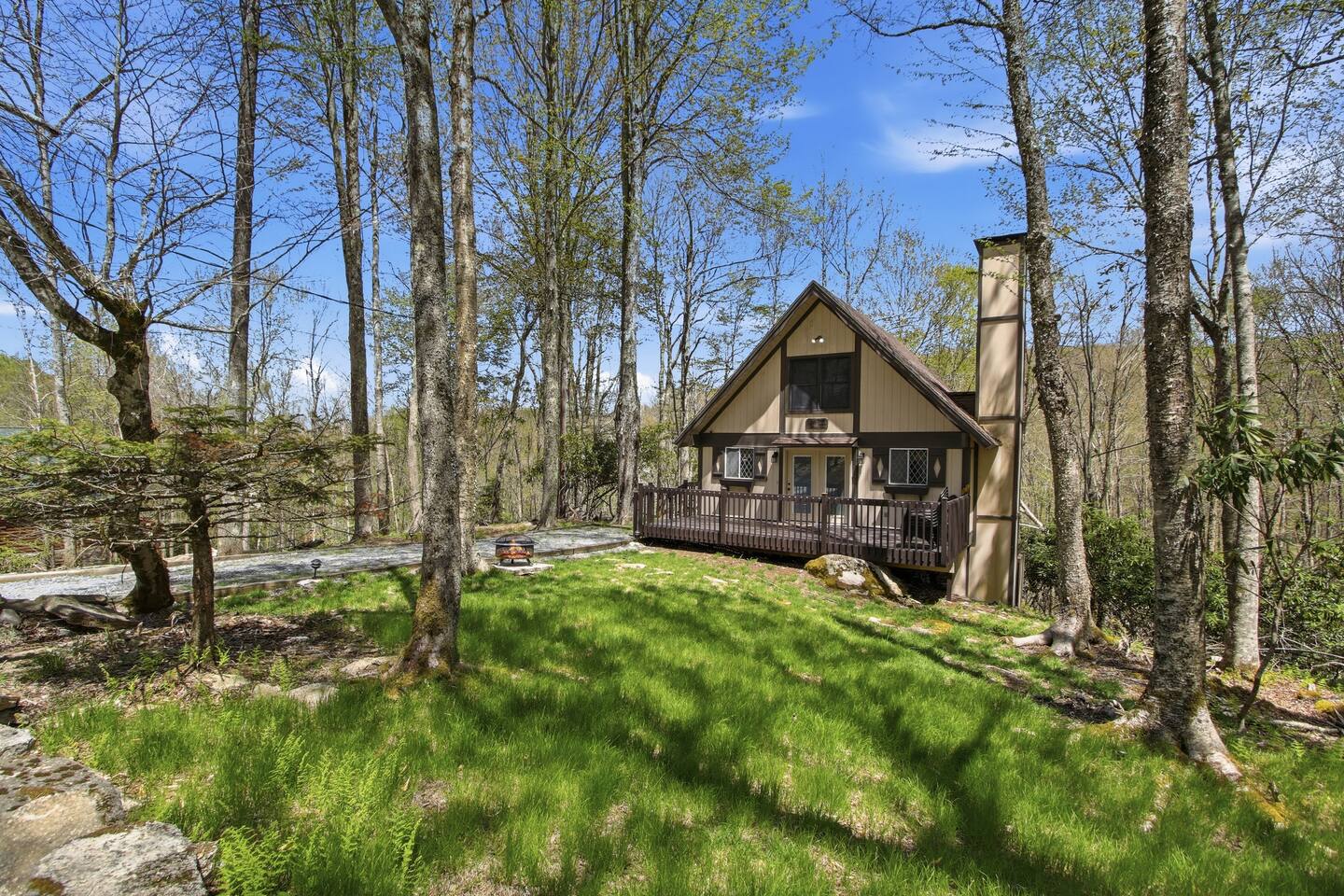 Beech Mt Pet Friendly Cabin – Trails + Fire Pit!